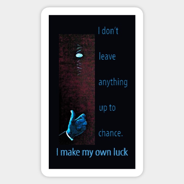 I Make My Own Luck Sticker by MelissaJBarrett